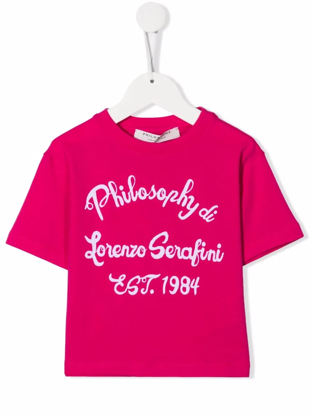 

Philosophy Di Lorenzo Serafini Kids playera con logo estampado - Rosado