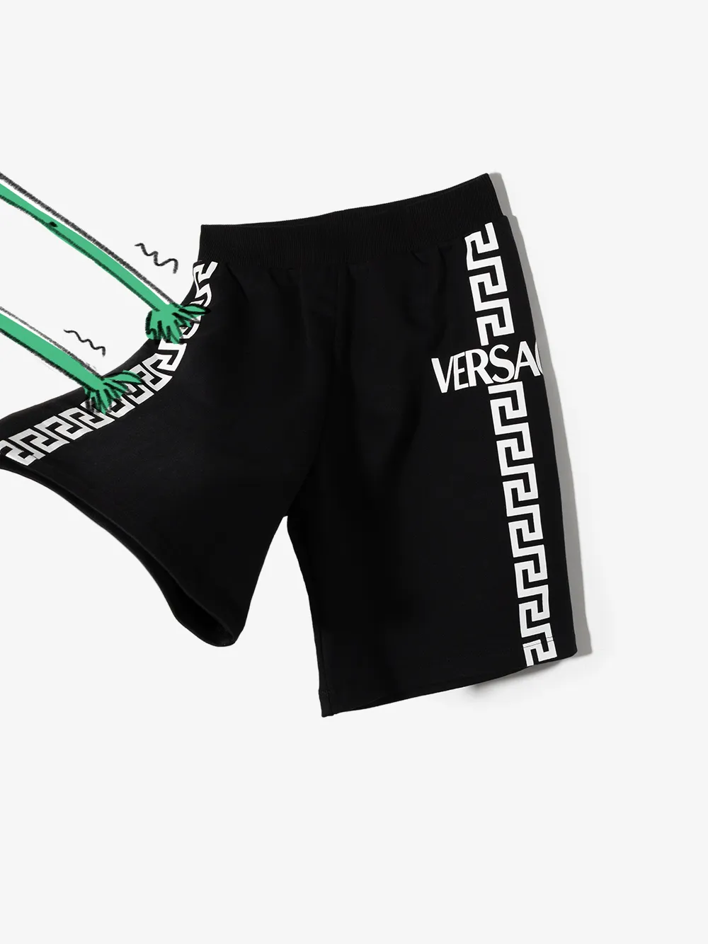 Versace Kids Joggingshorts mit Greca-Print | Shorts | Image 3