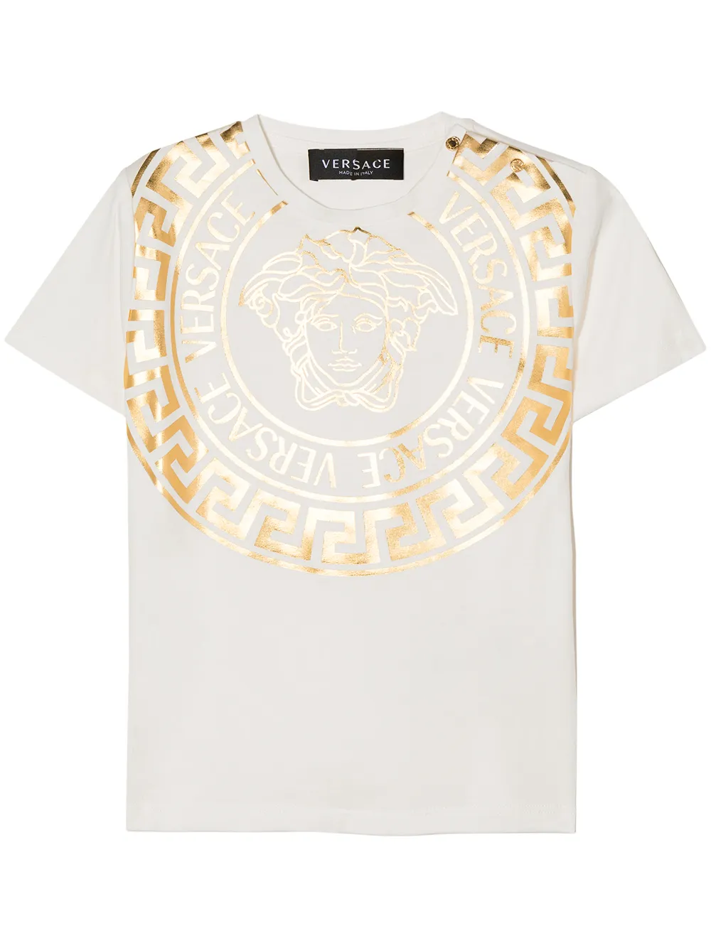 

Versace Kids playera Medusa Head - Blanco