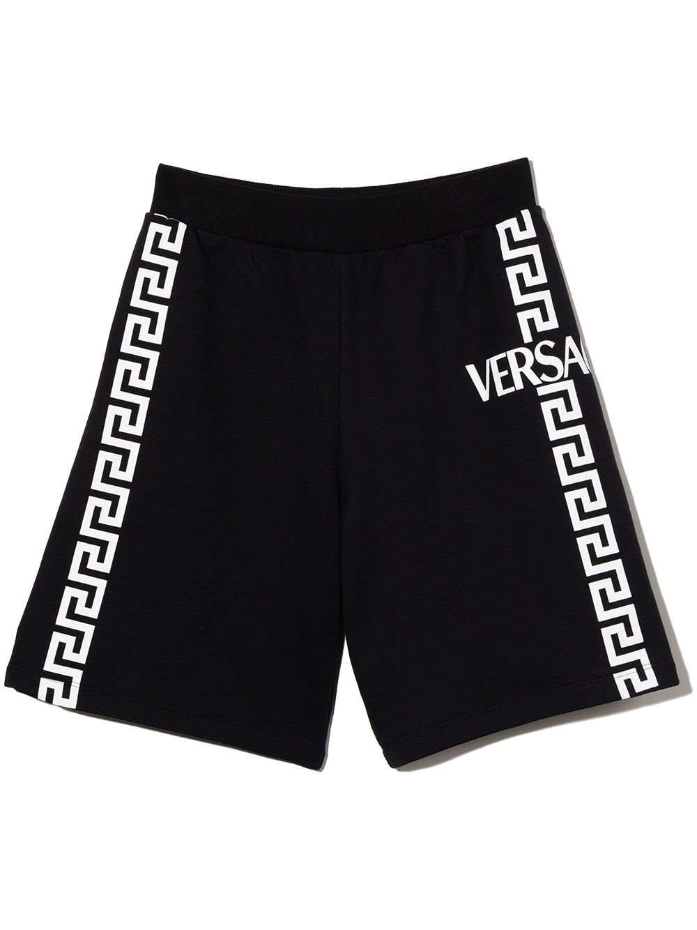 фото Versace kids спортивные шорты с принтом greca