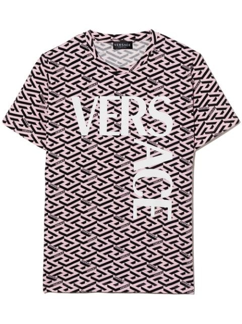 Versace Kids - La Greca cotton T-shirt