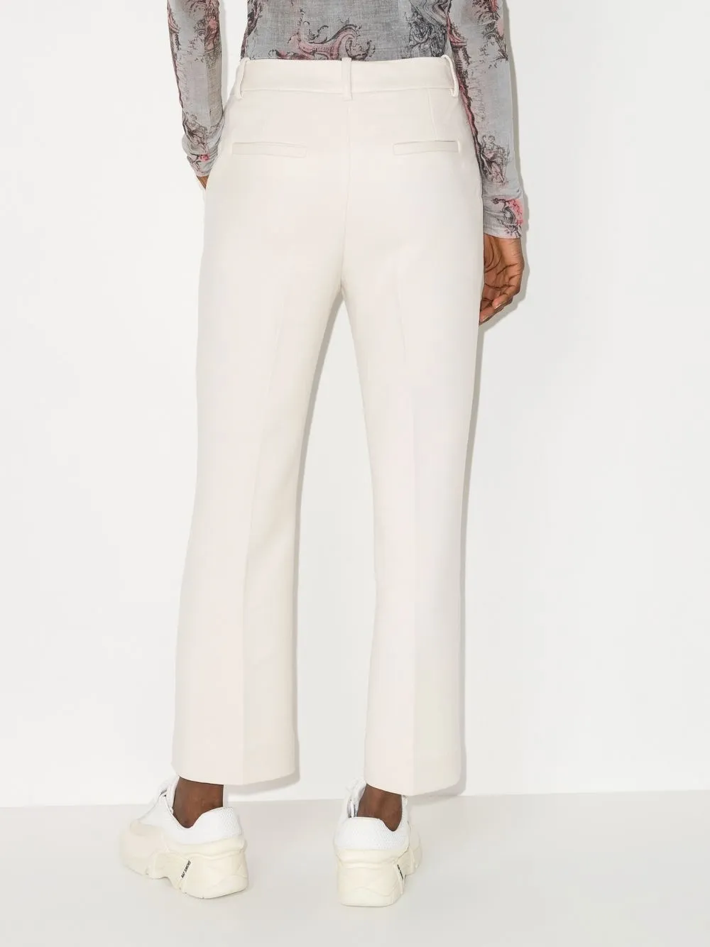  Holzweiler Slim-cut Cropped Trousers - Neutrals 