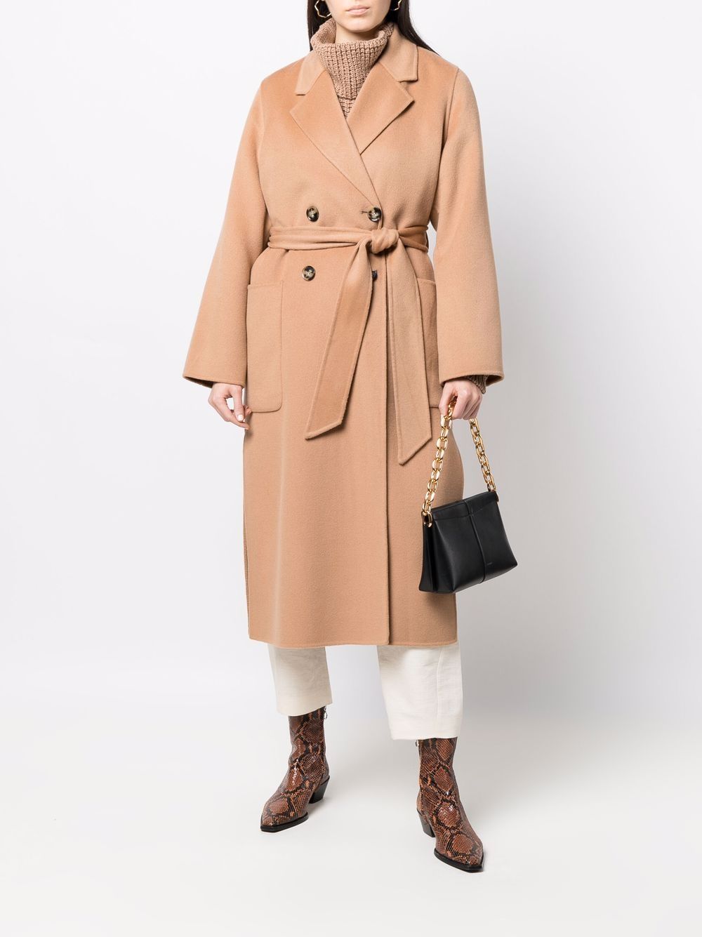фото Ivy & oak двубортное шерстяное пальто