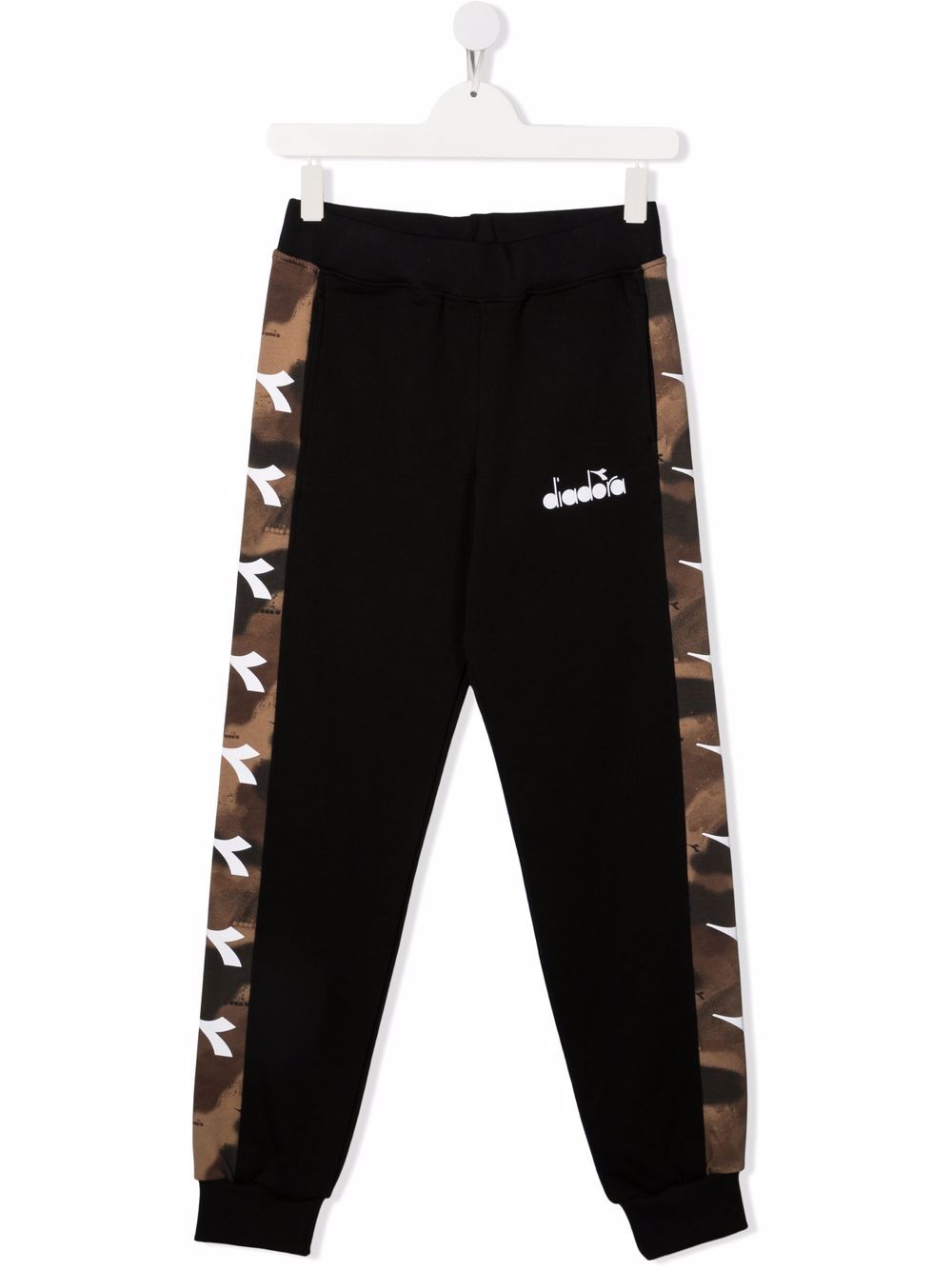 фото Diadora junior teen logo-print cotton trousers