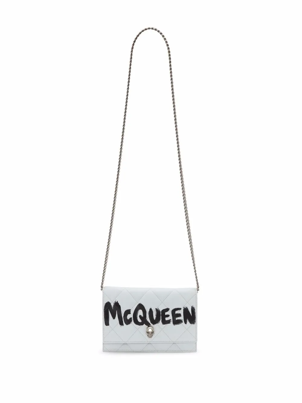 фото Alexander mcqueen мини-сумка с декором skull