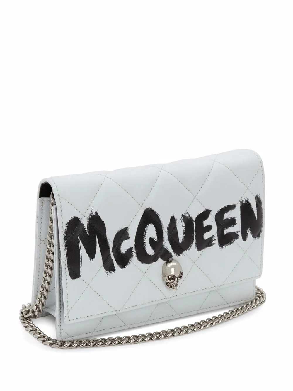 фото Alexander mcqueen мини-сумка с декором skull
