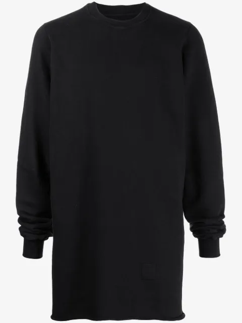 Rick Owens DRKSHDW sudadera con detalles de aberturas