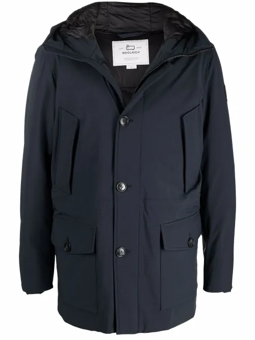 Woolrich doudoune à capuche - Bleu - Woolrich - Modalova