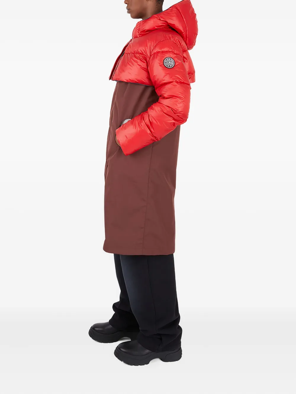 Colmar hooded puffer jacket Rood