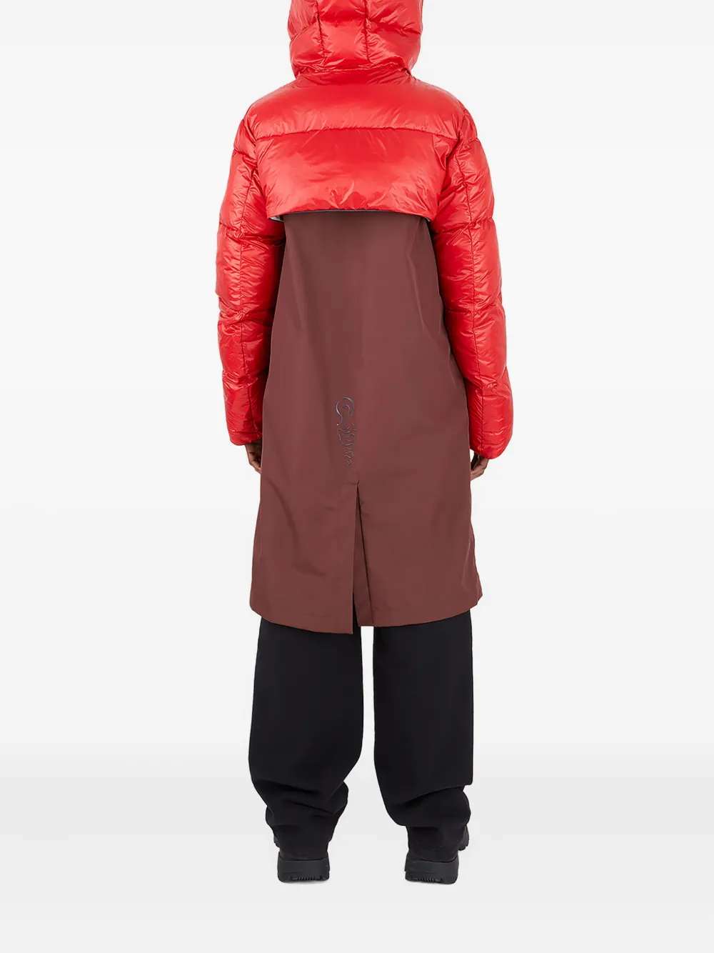 Colmar hooded puffer jacket Rood