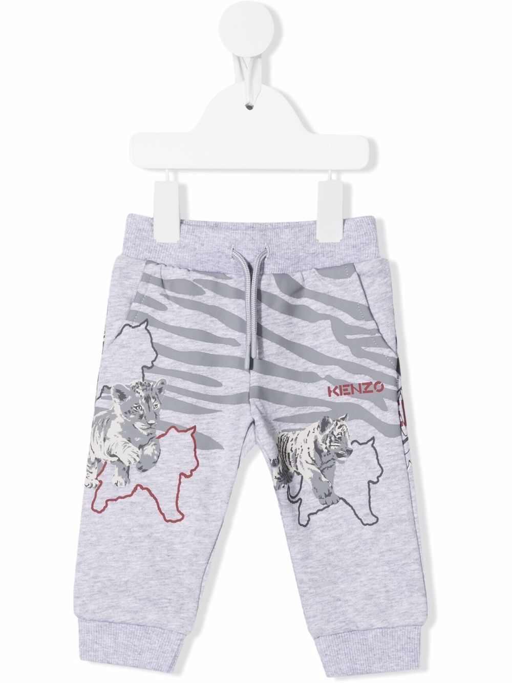 фото Kenzo kids спортивные брюки с графичным принтом