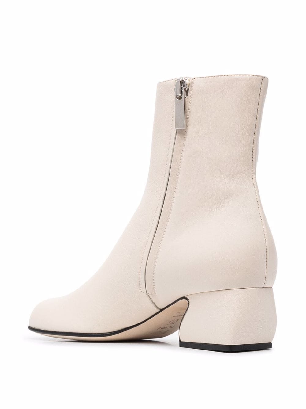 Shop Si Rossi Block-heel Ankle Boots In Neutrals