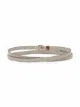Alexander McQueen crocodile effect double belt