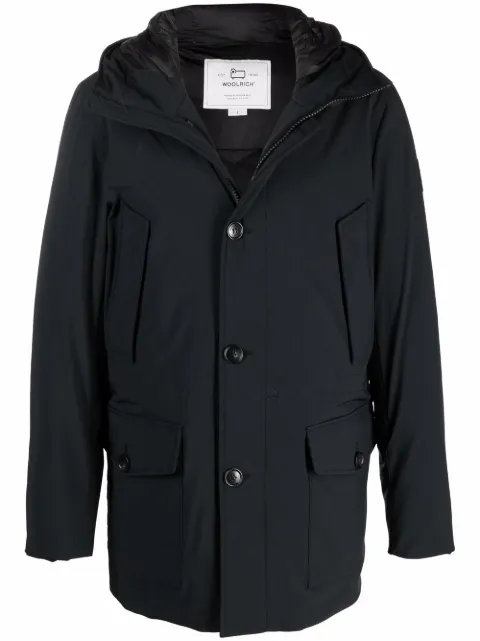 Superdry Parka Imbottito Uomo City - Cappotto Impermeabile Con Cappuccio, Vestibilità Larga, 8 Tasche, Ricamo Retro