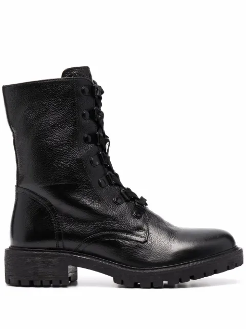 Geox lace-up leather boots