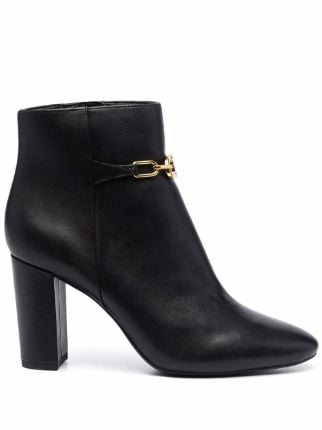 Gucci Leather Horsebit Chain Boots - Farfetch