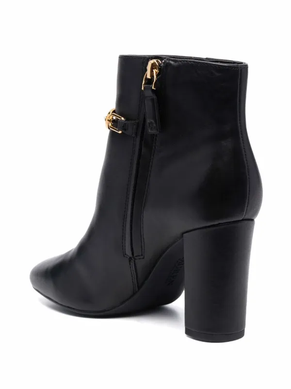 ralph lauren black ankle boots
