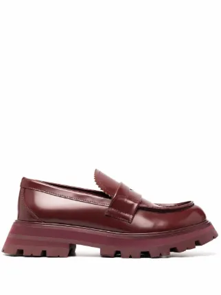 chunky platform loafers