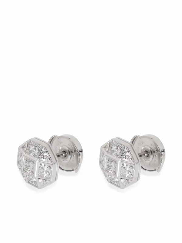 Second hand diamond hot sale stud earrings