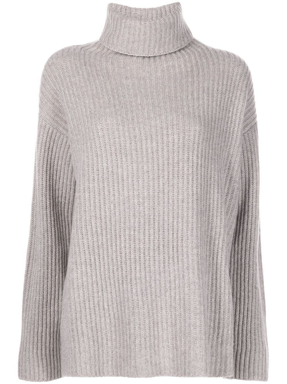 

Le Kasha ribbed roll neck cashmere jumper - Brown