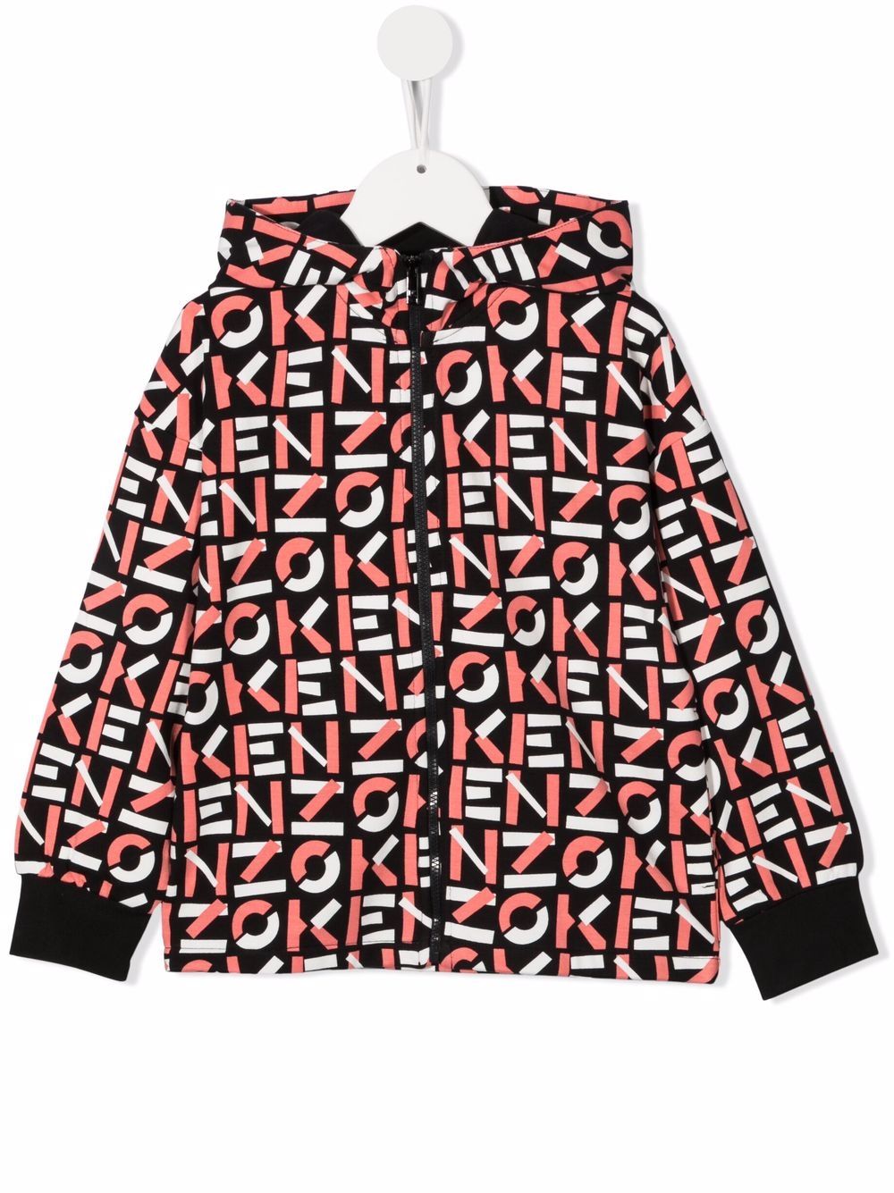 фото Kenzo kids куртка с капюшоном и логотипом