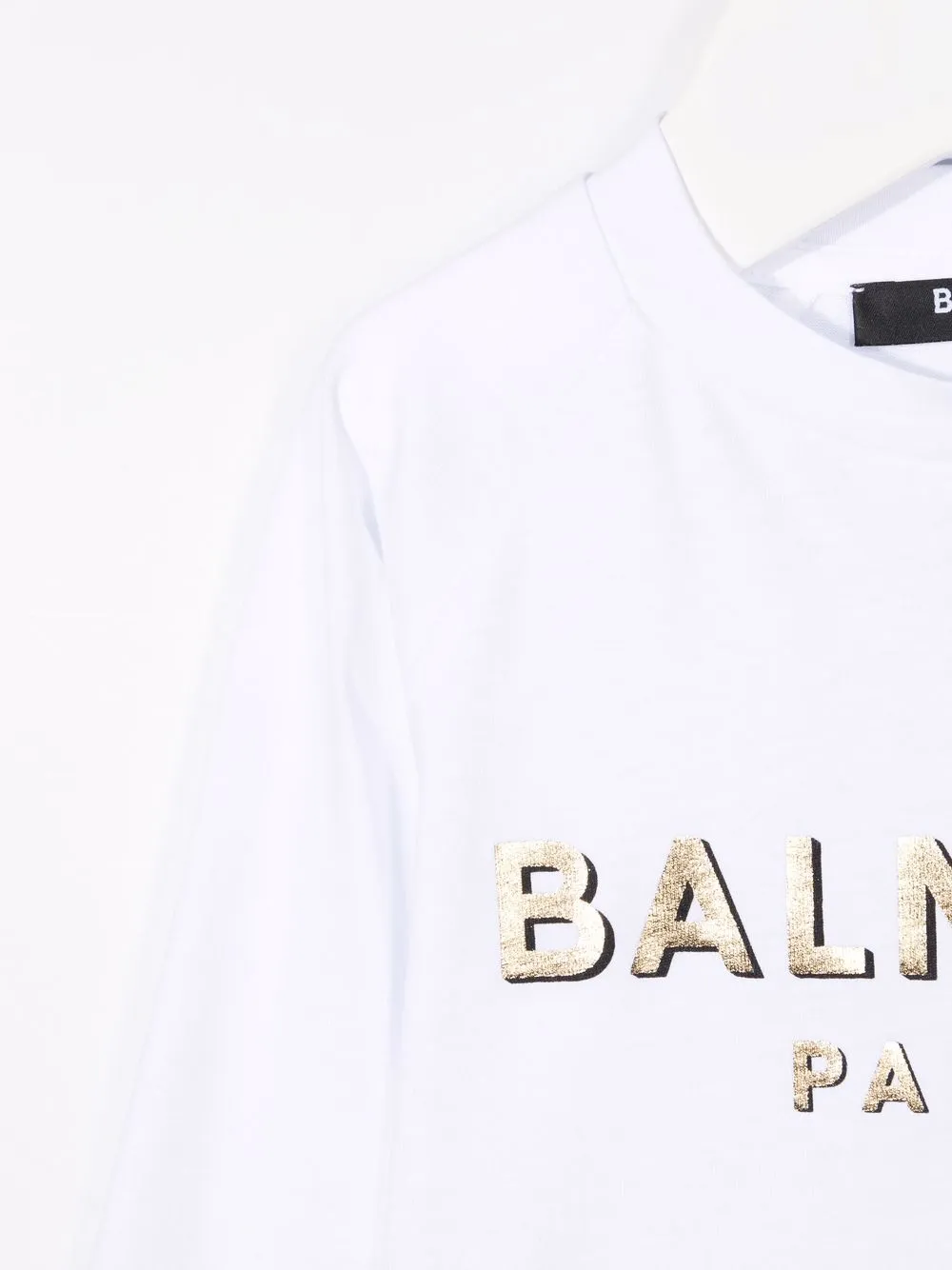 фото Balmain kids футболка с логотипом