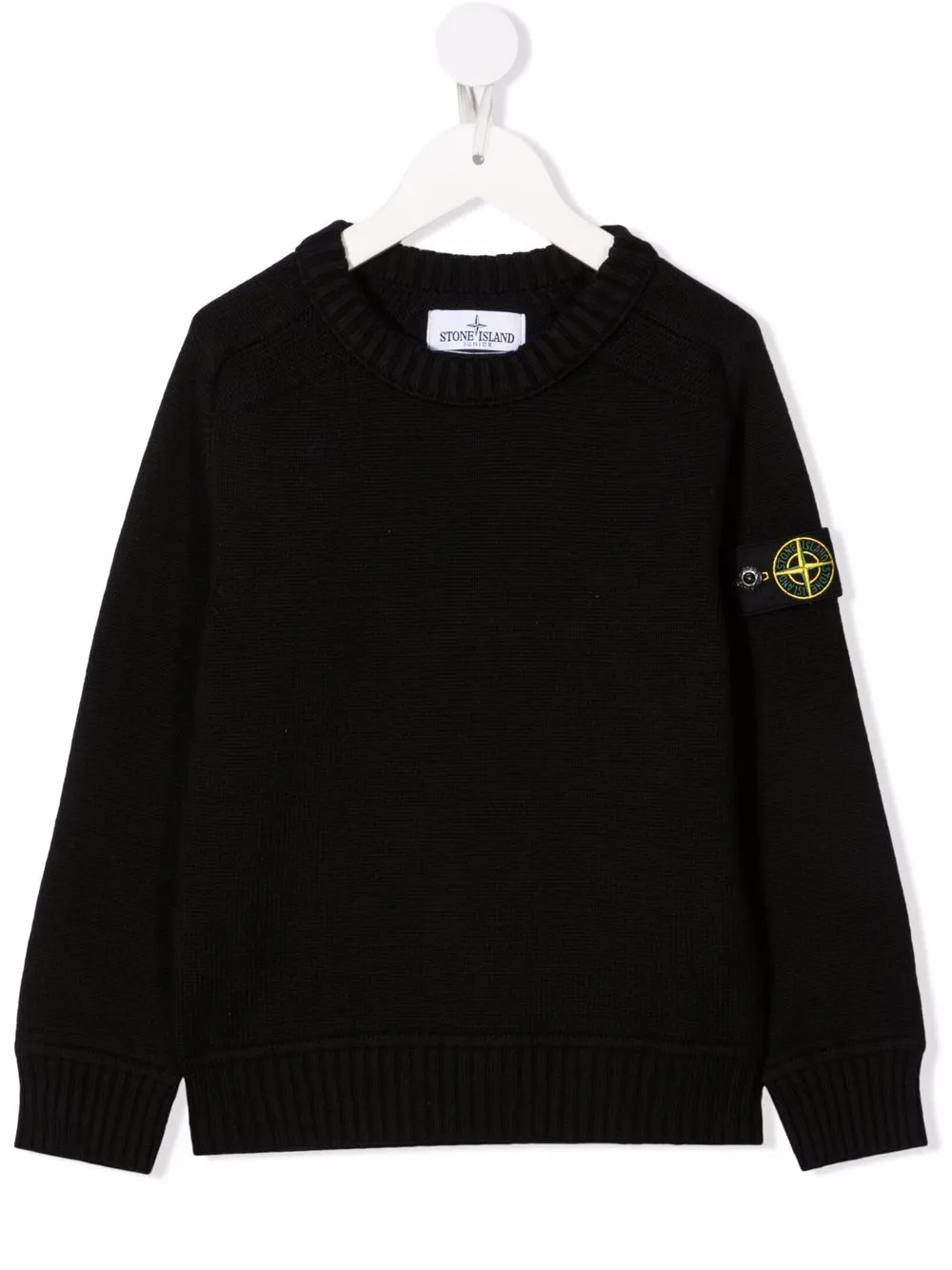 

Stone Island Junior sudadera lisa - Negro