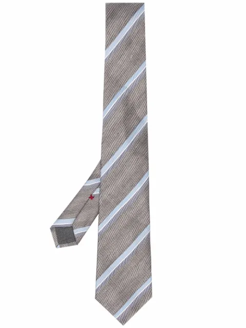 Brunello Cucinelli diagonal stripes tie 