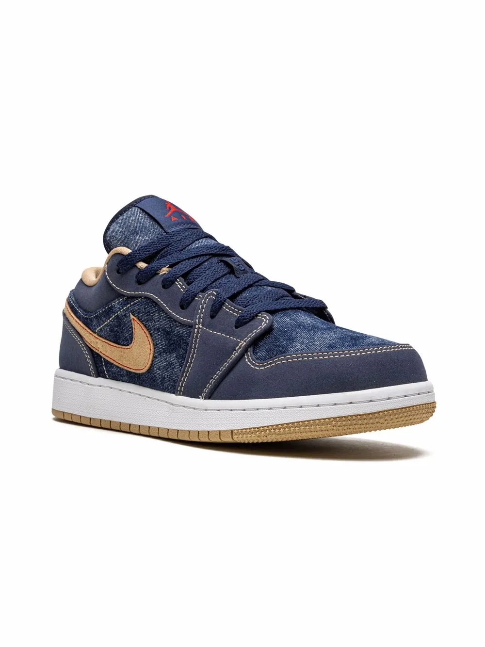 Image 1 of Jordan Kids Air Jordan 1 Low SE "Denim" sneakers