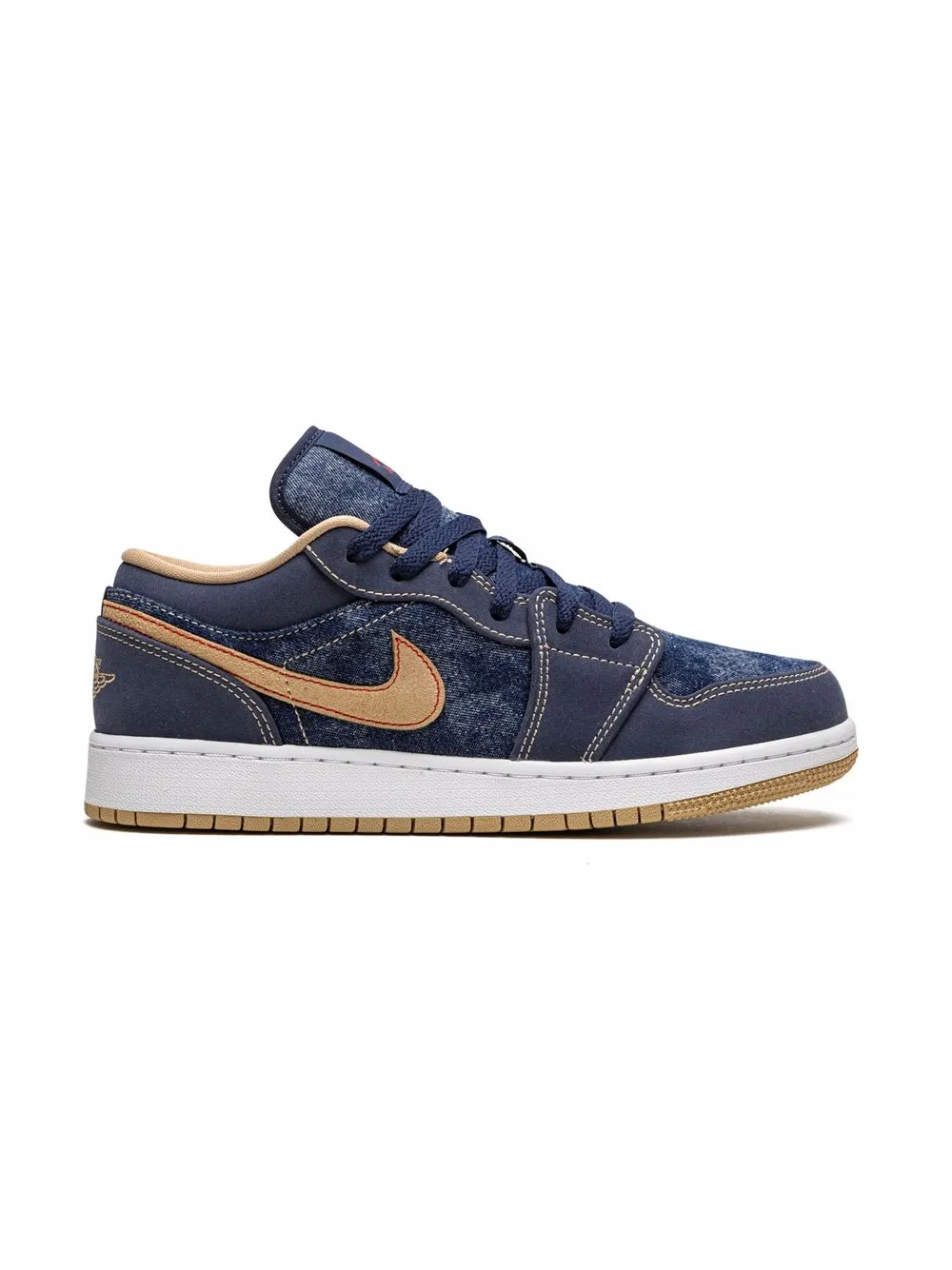 Image 2 of Jordan Kids Air Jordan 1 Low SE "Denim" sneakers