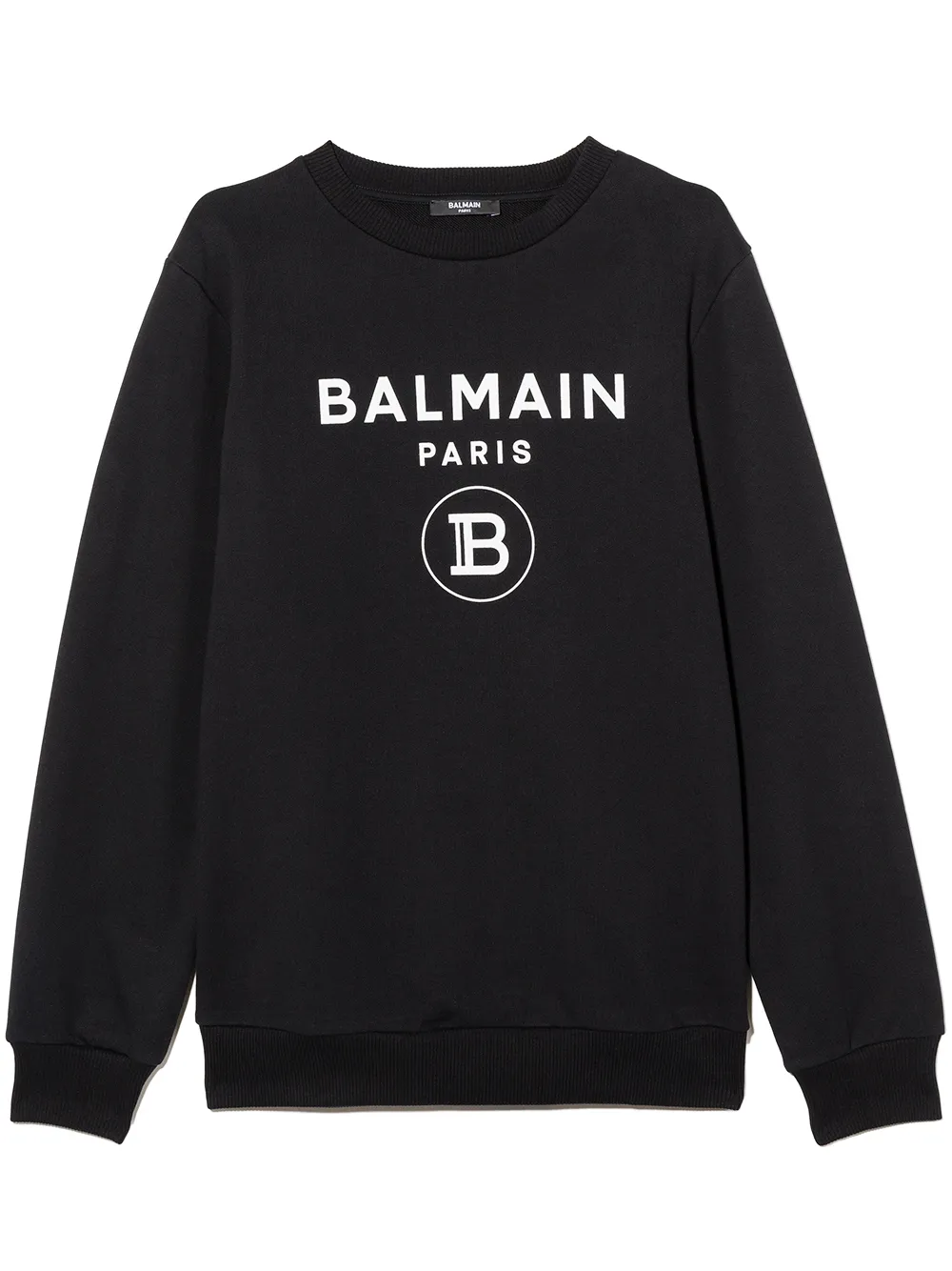 

Balmain Kids sudadera con logo estampado - Negro