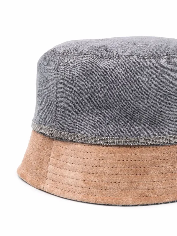 Brunello Cucinelli Contrast Bucket Hat 