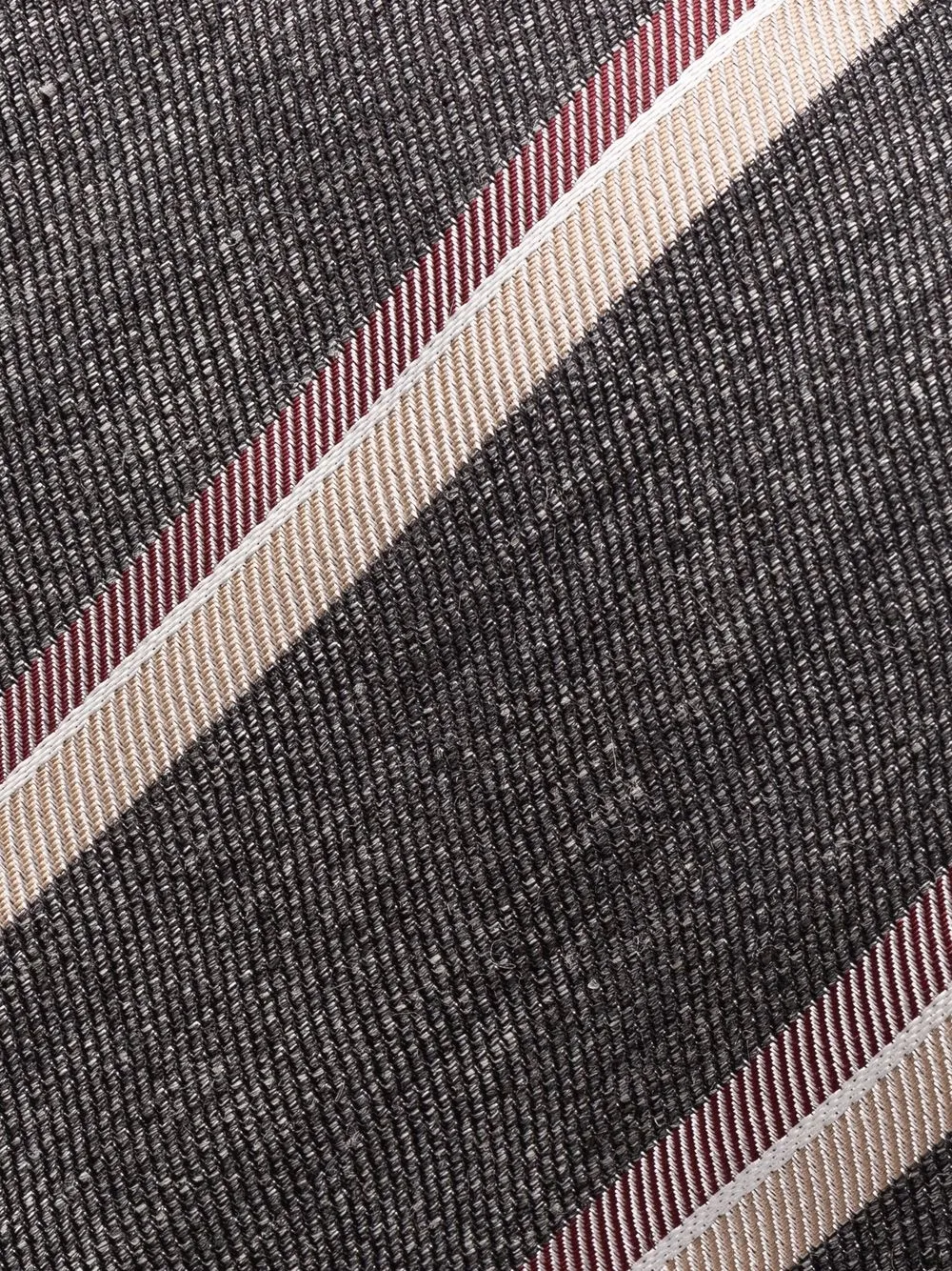 Brunello Cucinelli Gestreepte stropdas - Grijs