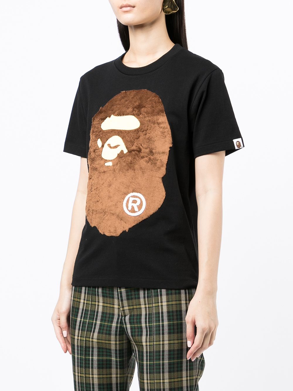 фото A bathing ape® футболка с графичным принтом