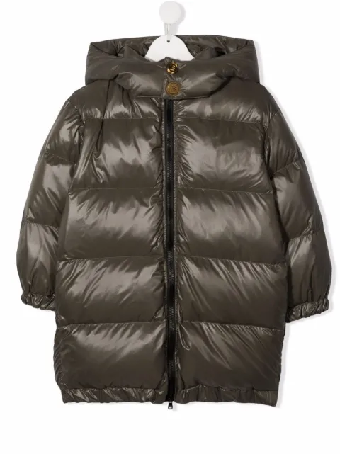 Balmain Kids معطف مبطن بهودي