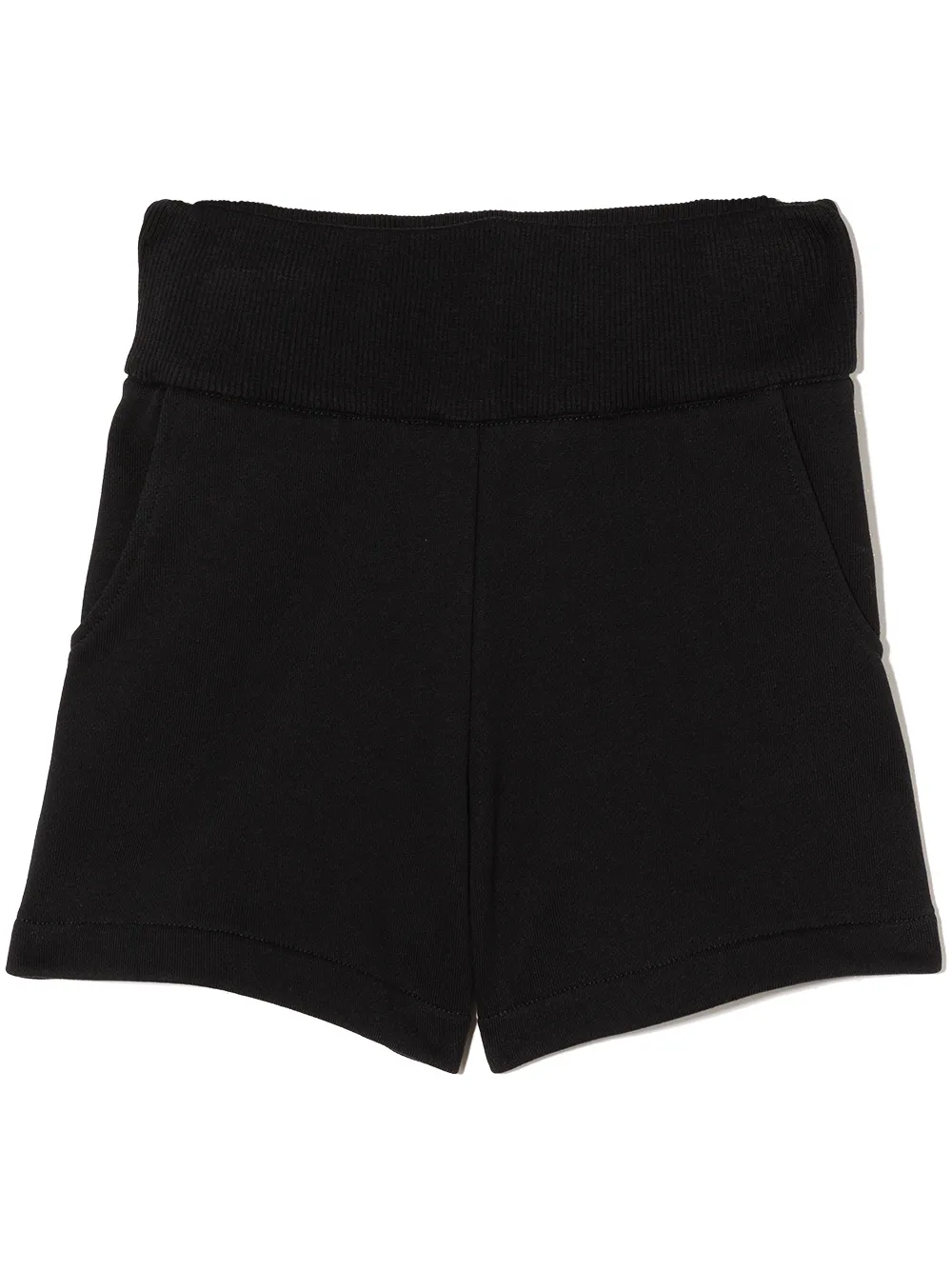 

Balmain Kids shorts con logo estampado - Negro