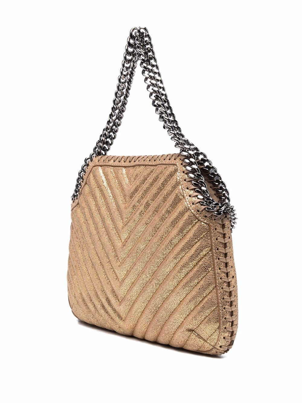 фото Stella mccartney mini falabella chevron shoulder bag