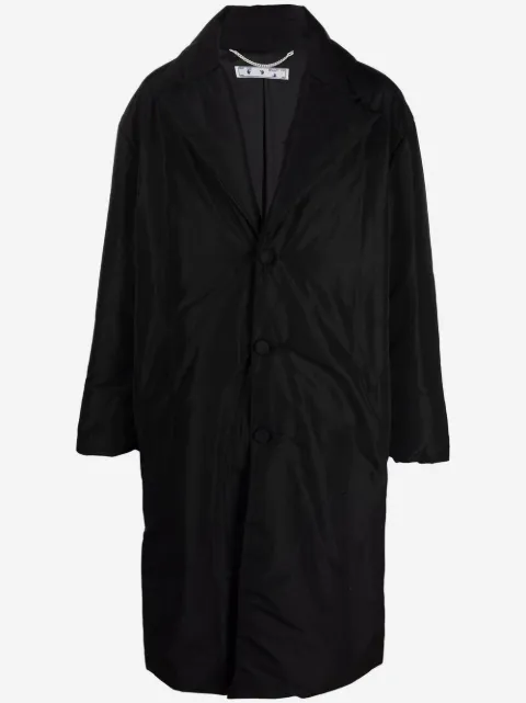 Off-White lightweight bellow-the-knee coat