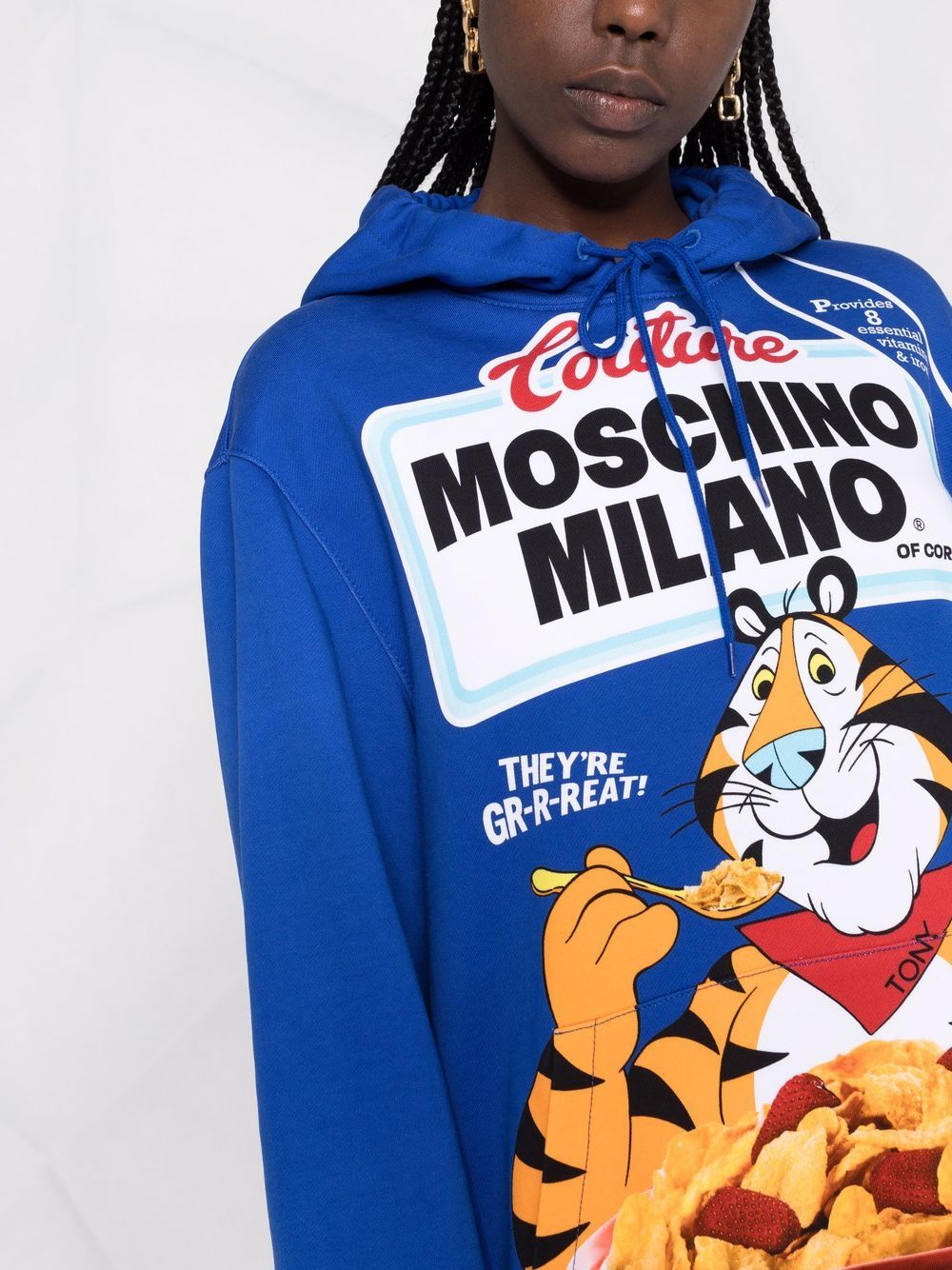 фото Moschino худи frosties с графичным принтом