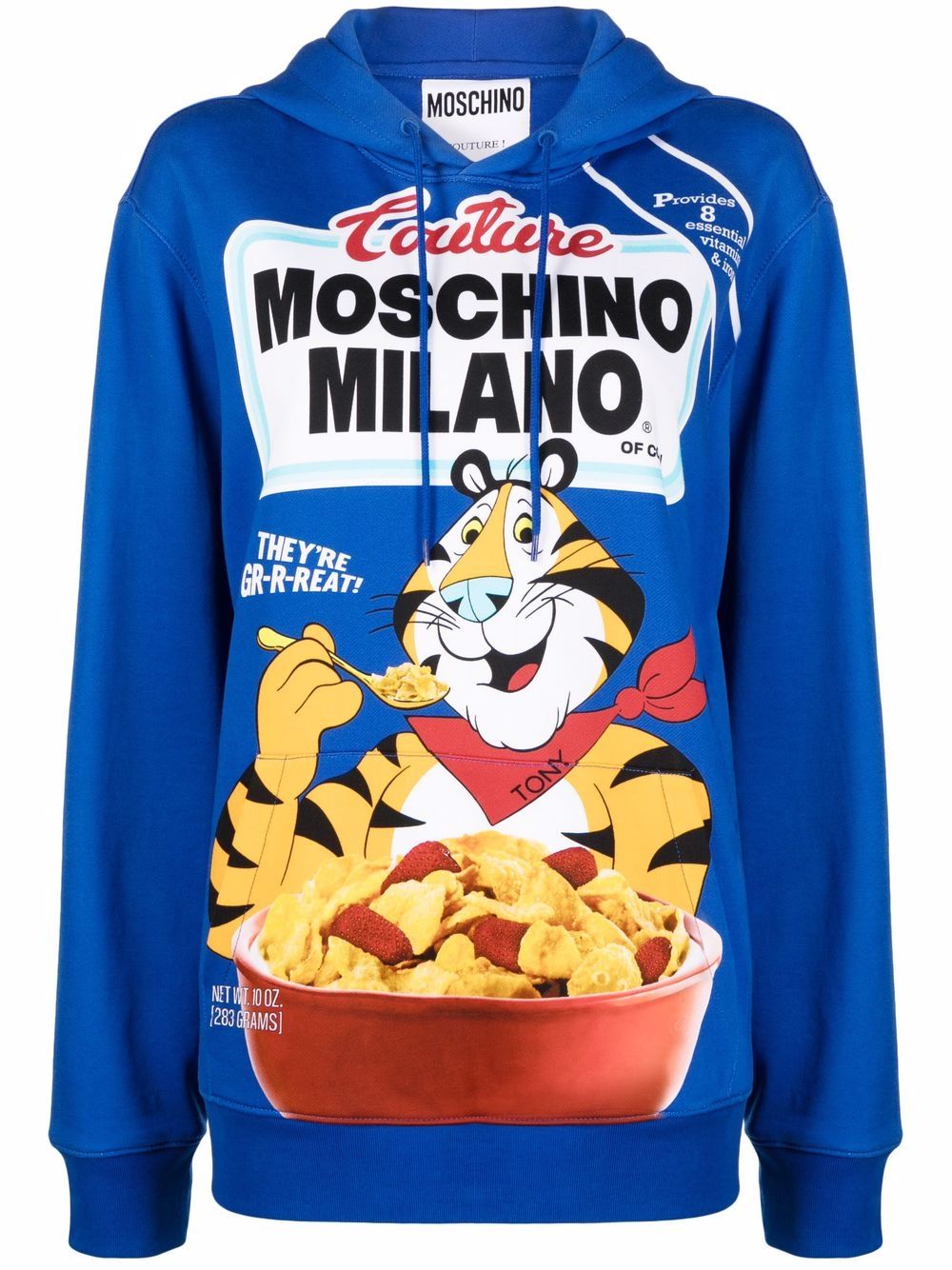 фото Moschino худи frosties с графичным принтом