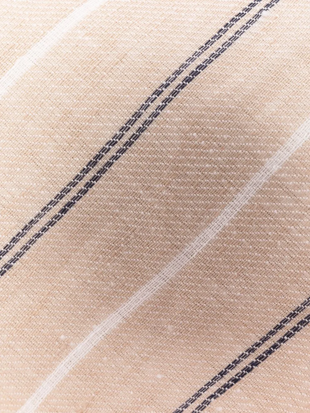 Brunello Cucinelli Stripe-print Tie In Nude