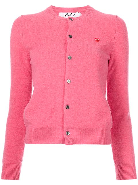 Comme Des Garçons small heart cardigan