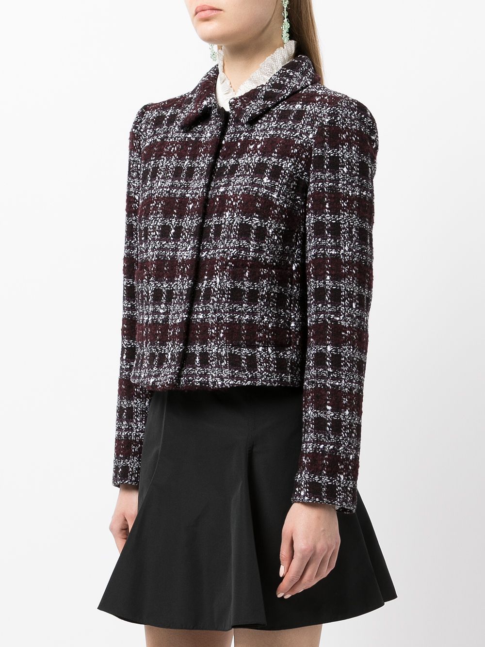 Paule Ka Check-pattern Tweed Jacket - Farfetch