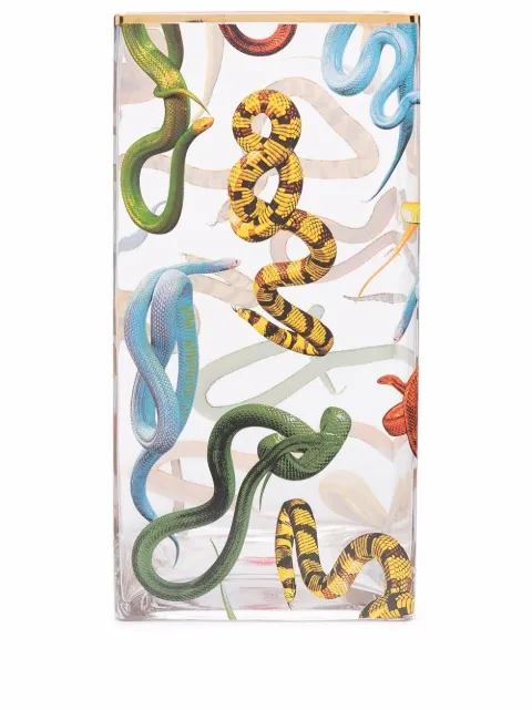 Seletti Toilet Paper tall glass vase 