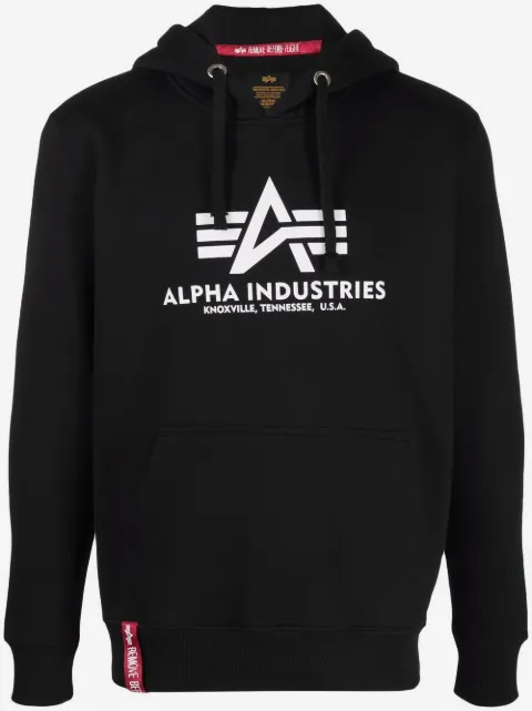 Alpha Industries hoodie à lien de resserrage