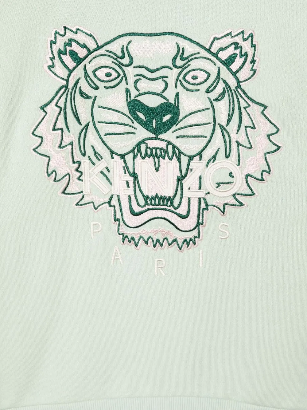 фото Kenzo kids толстовка с вышивкой tiger