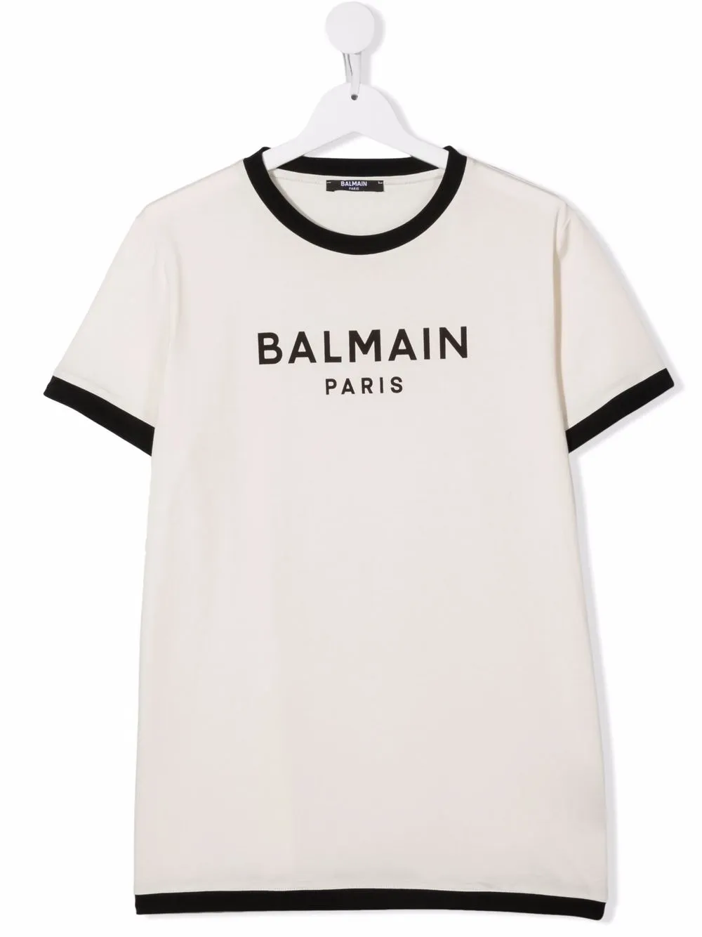 фото Balmain kids футболка с логотипом