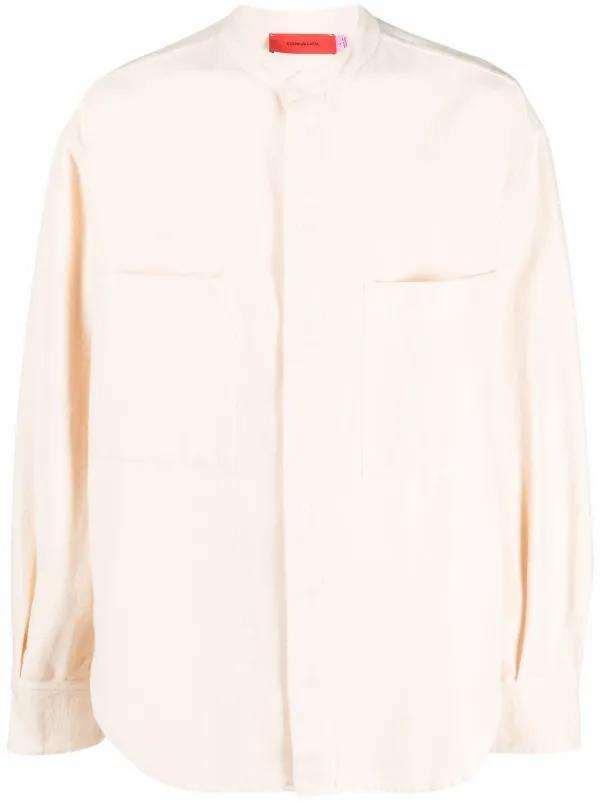 Eckhaus Latta シャツ Eckhaus Latta Shrunk Shirt - Brown | Garmentory