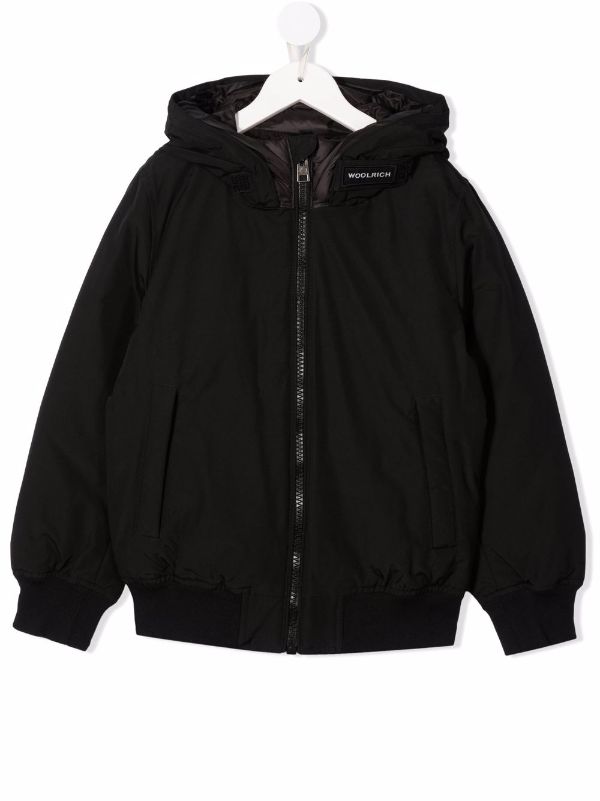 Woolrich Kids フーデッド ダウンジャケット 通販 - FARFETCH