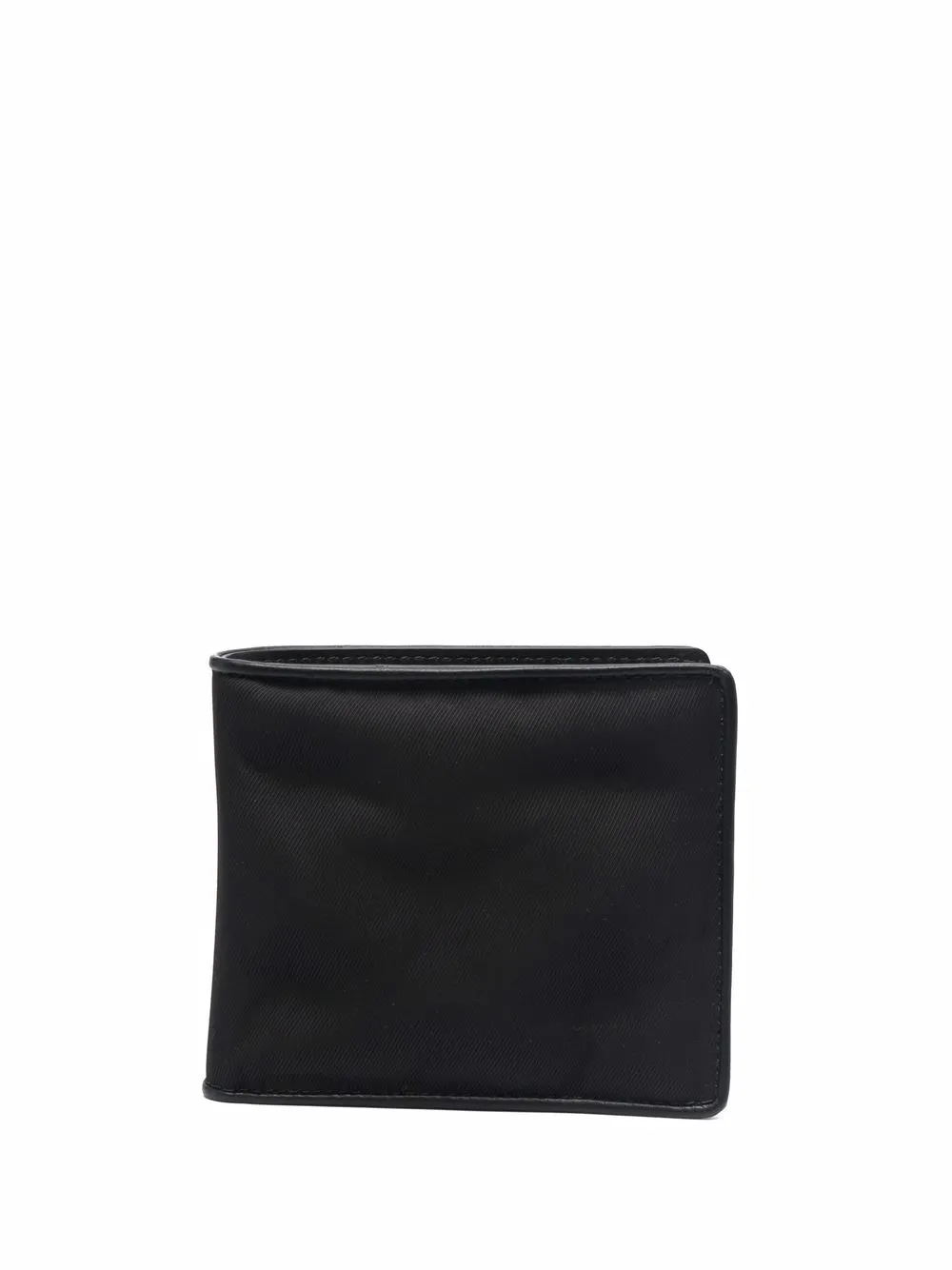 

Maison Margiela cartera plegable con placa del logo - Negro